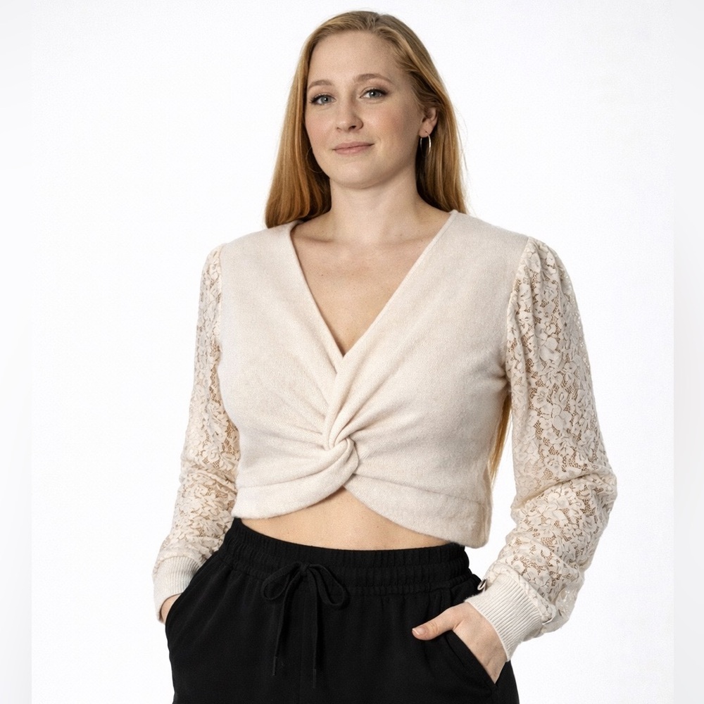 LUSH Cream Sweater